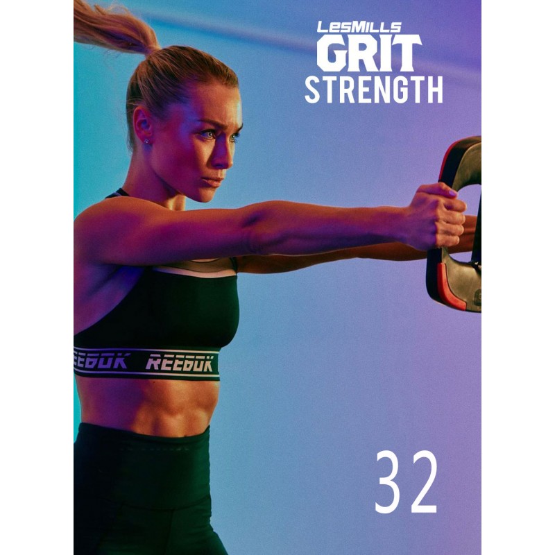 [Hot Sale]Les Mills GRIT Strength 32 New Release ST32 DVD, CD & Notes